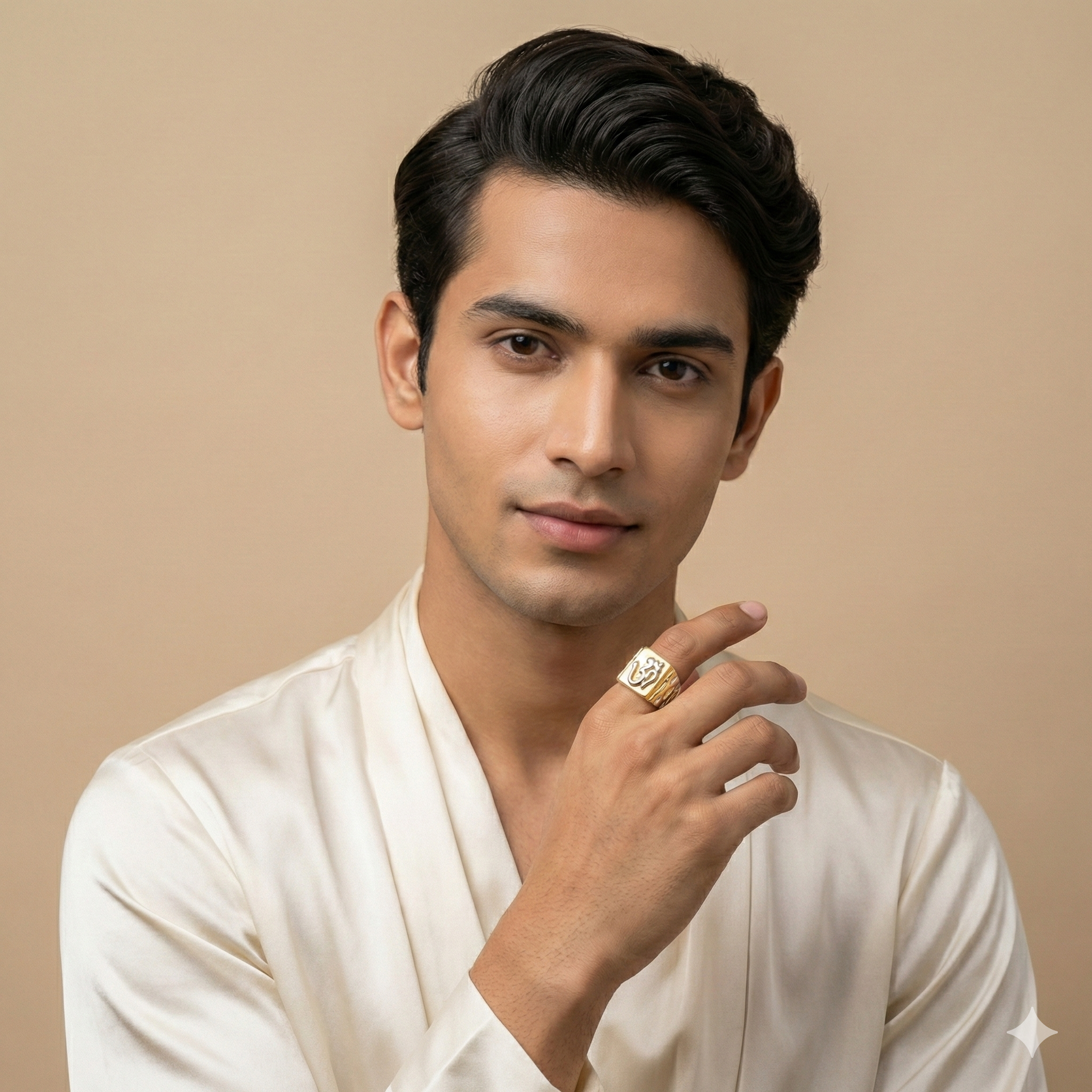 Yellow Gold Ring for Men