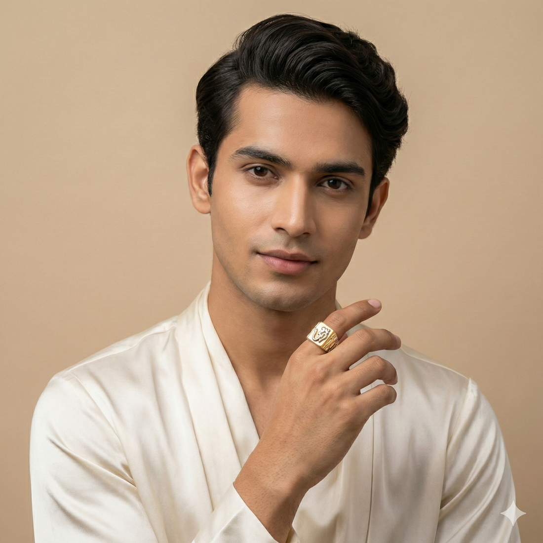 Yellow Gold Ring for Men