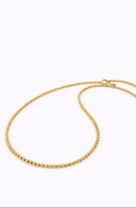 Golden Pearl Bead Luxe Chain